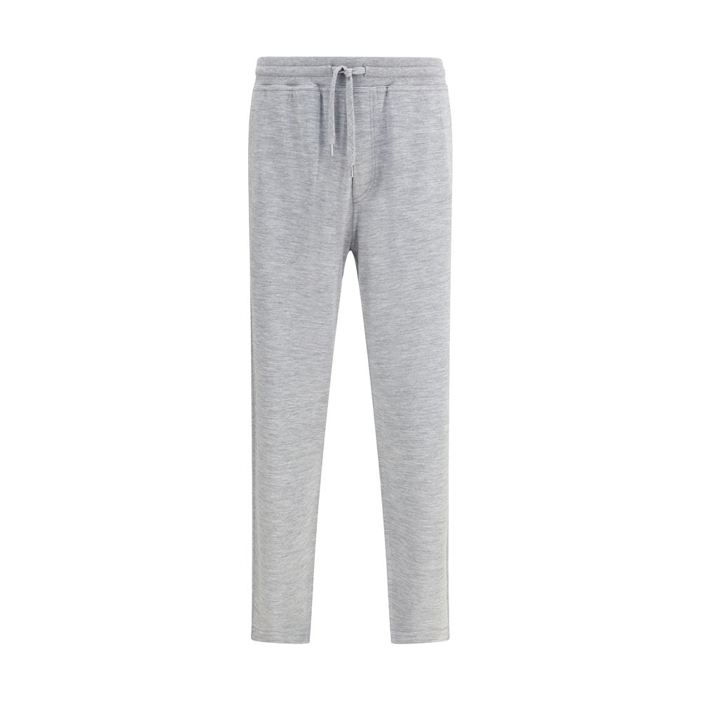 Gray Cashmere Casual Pants - ventzia