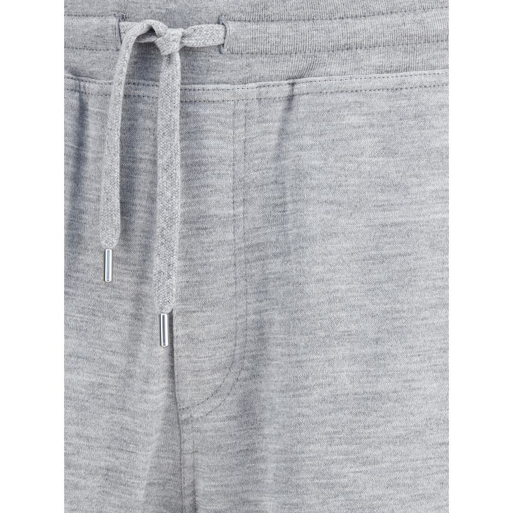Gray Cashmere Casual Pants - ventzia