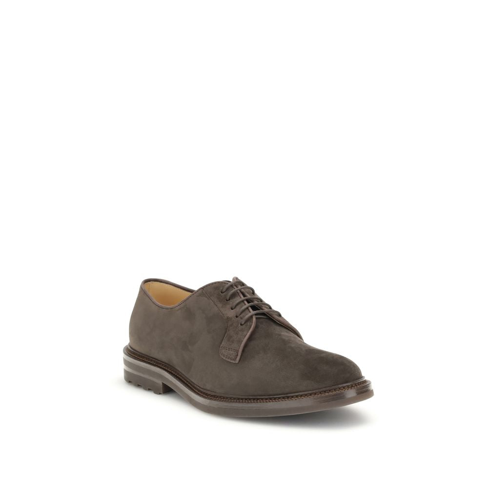Brown Calf Leather Bos Taurus Oxfords And Derbies - ventzia