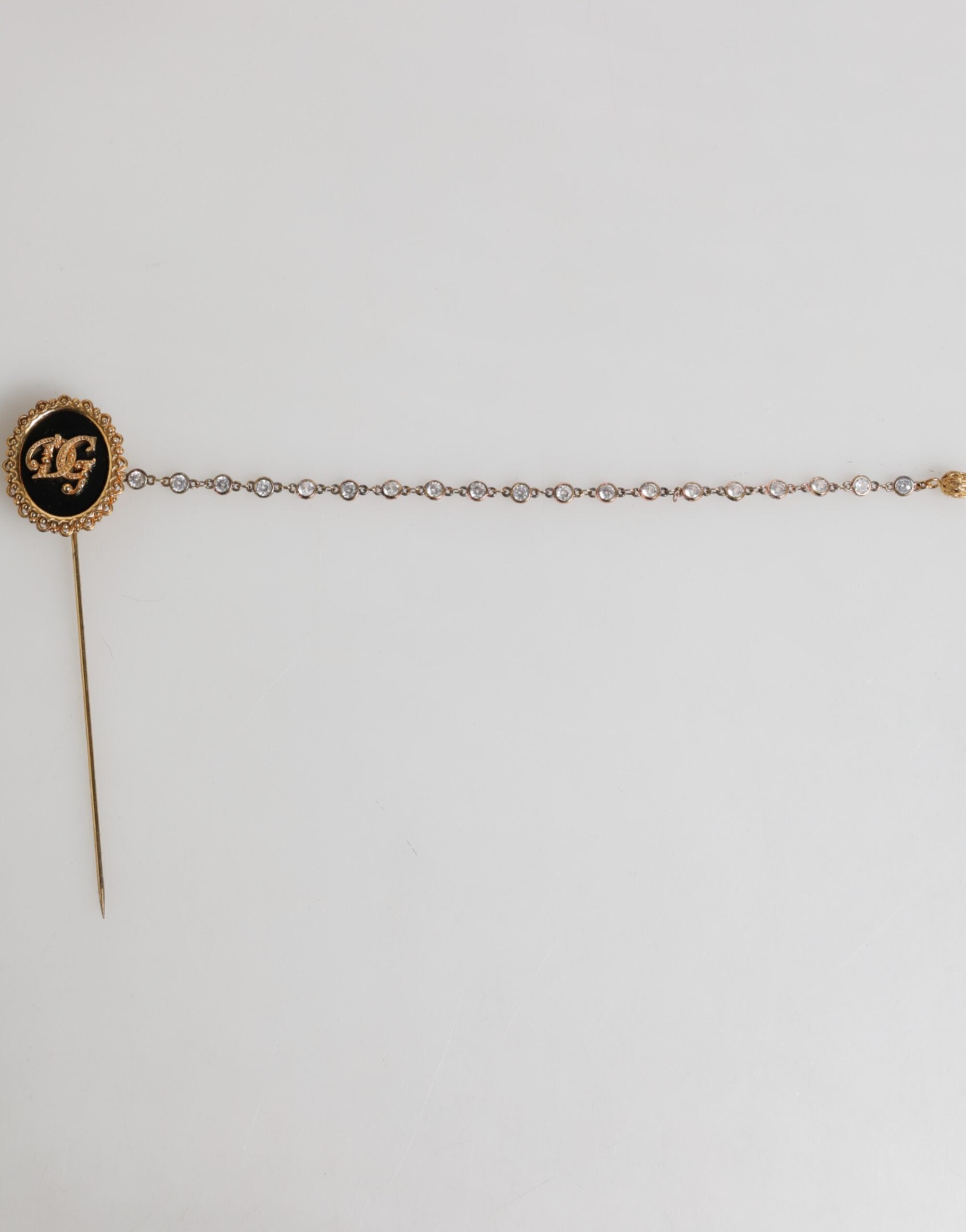 Lapel Pin DG Logo Gold Chain Mens Accessories Brooch - ventzia