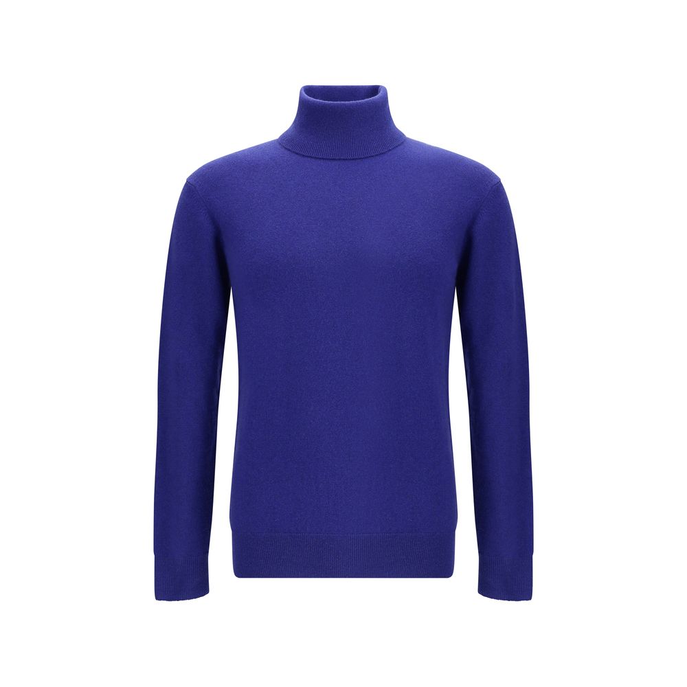 Blue Cashmere Cashmere Sweater - ventzia