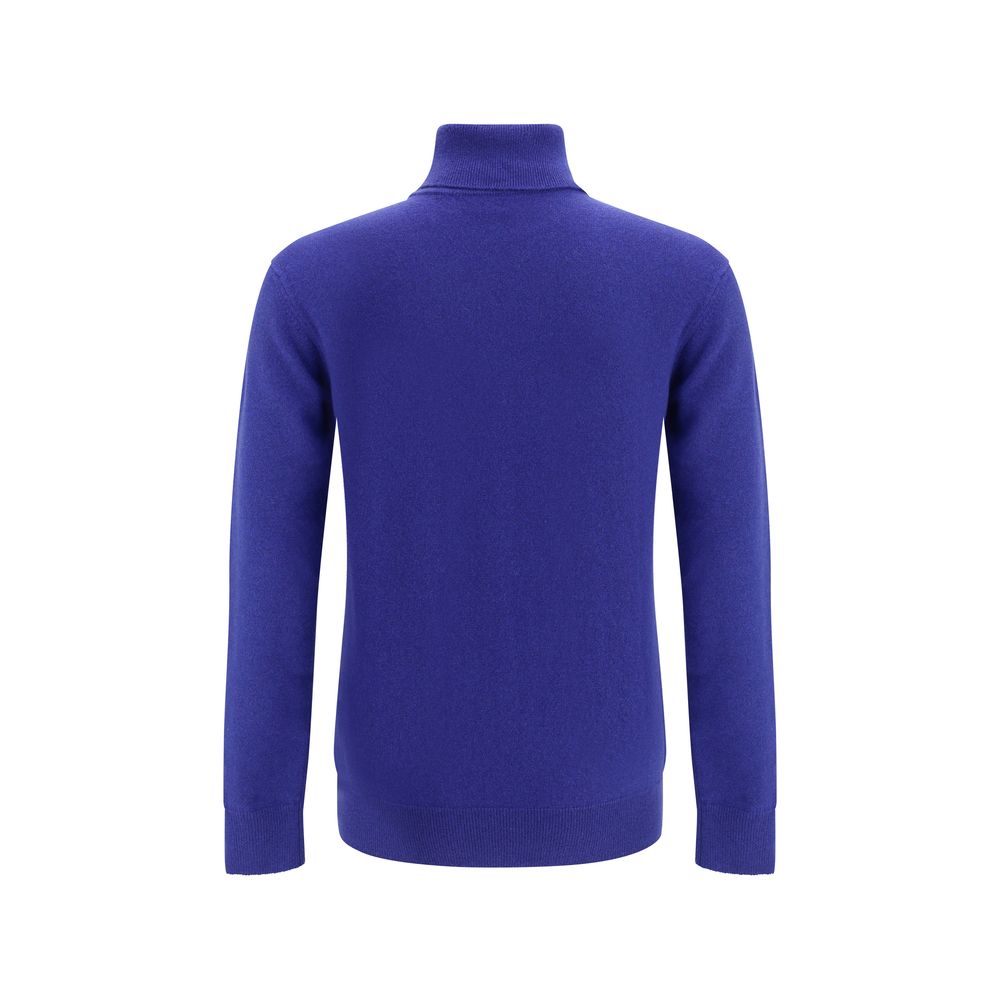 Blue Cashmere Cashmere Sweater - ventzia
