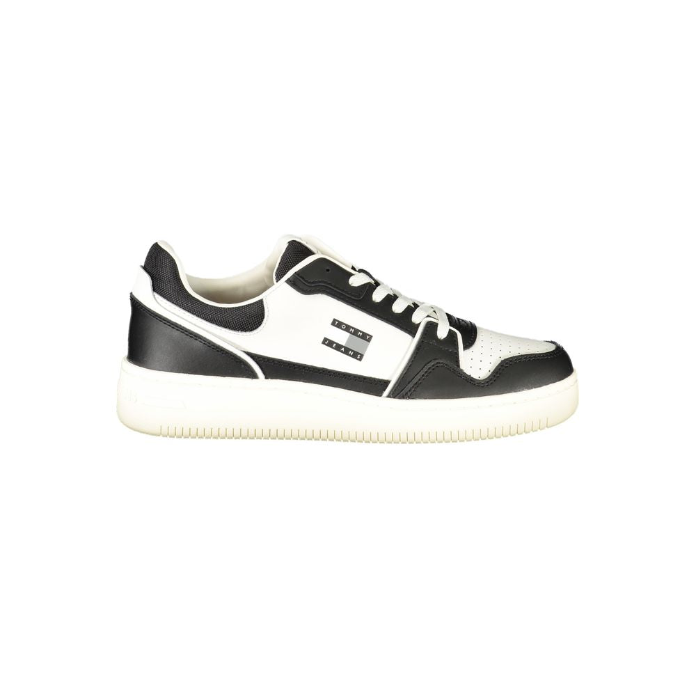 Black Polyurethane Men Sneaker - ventzia