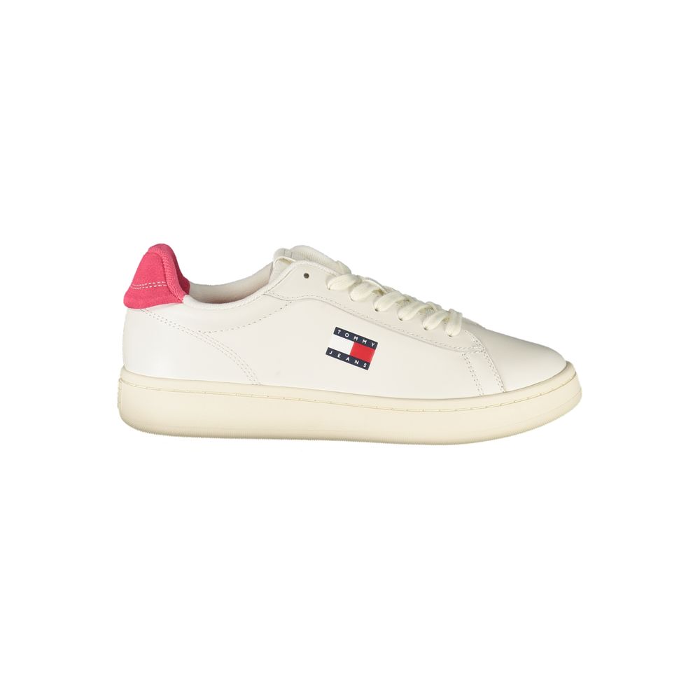Bianco Polyurethane Women Sneaker - ventzia