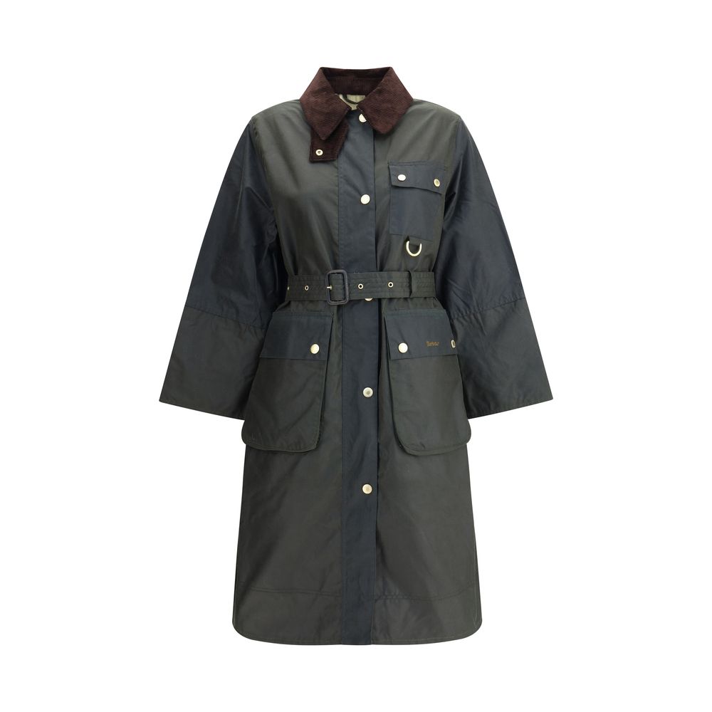Green Cotton Coat - ventzia