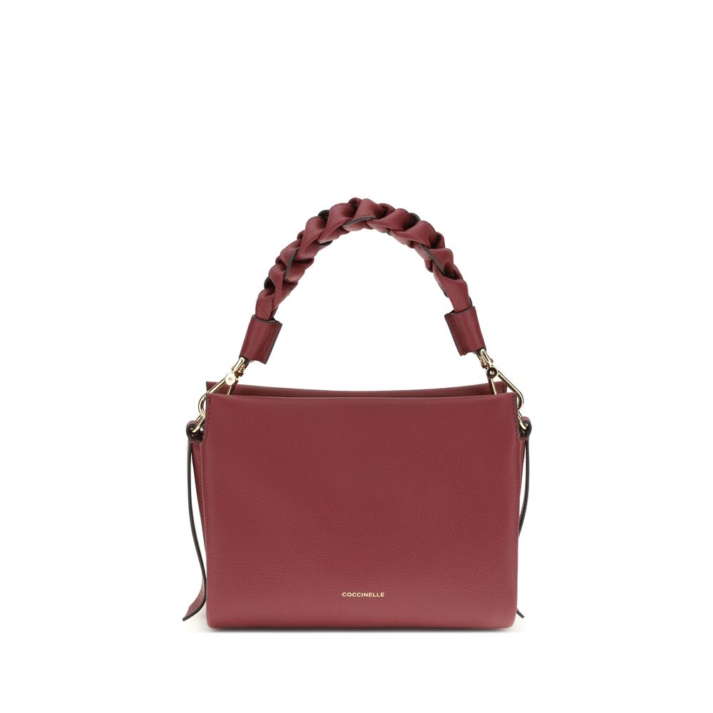 Bordeaux Calf Leather Bos Taurus Shoulder Bag - ventzia