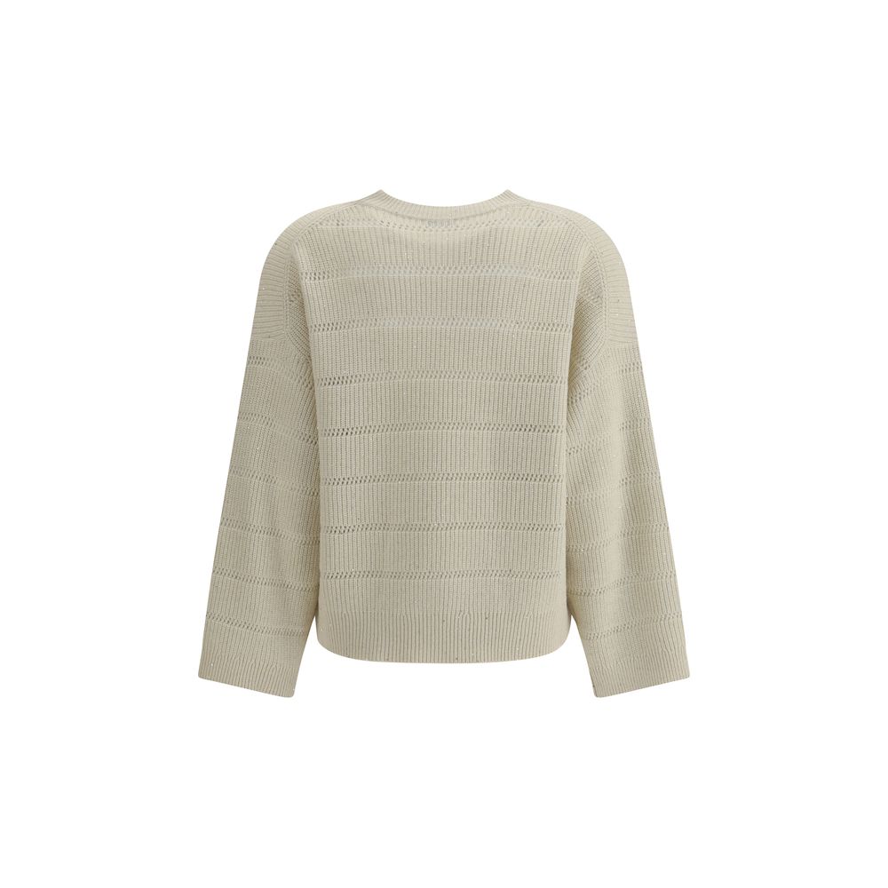 White Cashmere Cashmere Sweater - ventzia