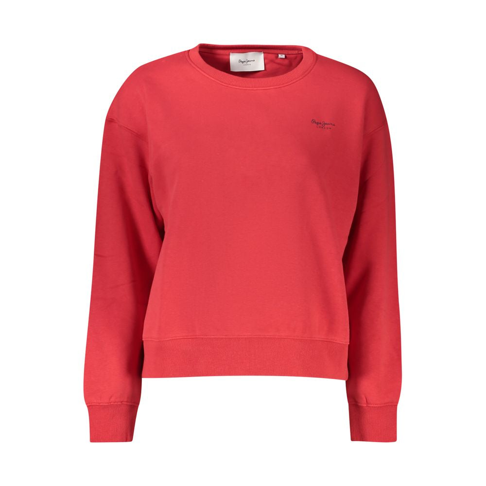 Red Cotton Sweatshirt