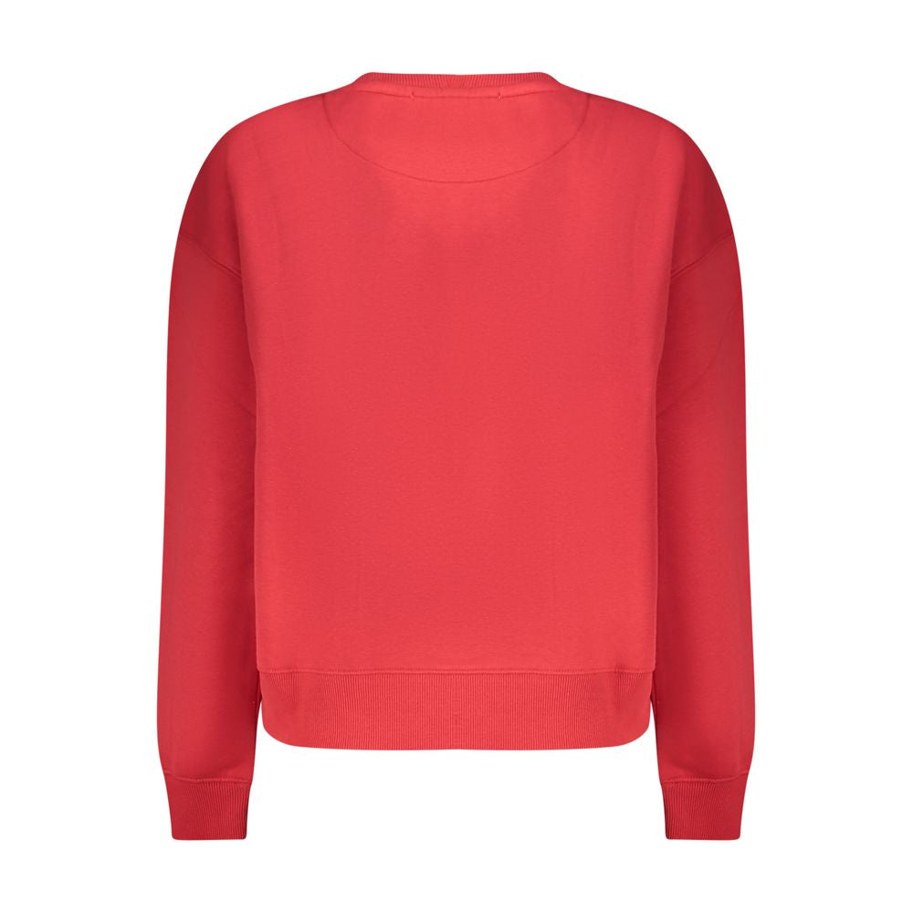 Red Cotton Sweatshirt