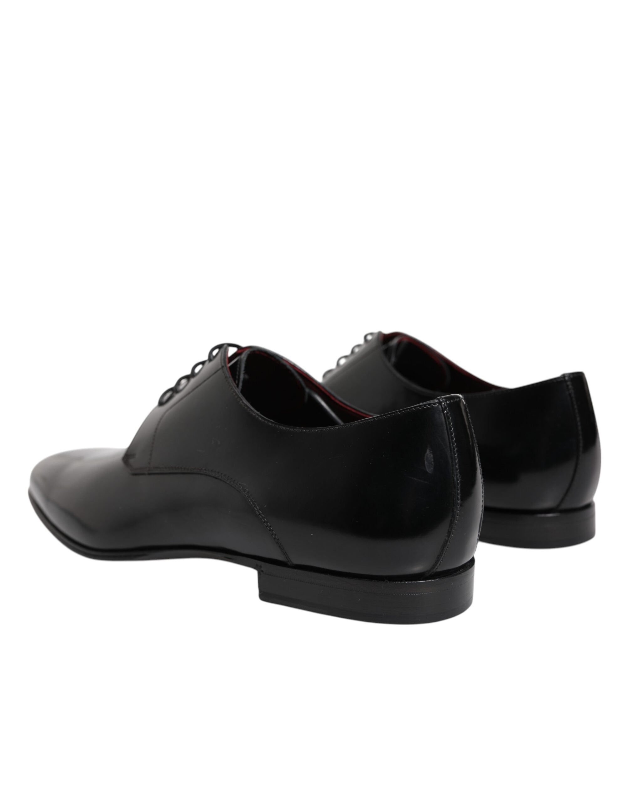 Men Dress Black Calfskin Leather Derby Shoes - ventzia