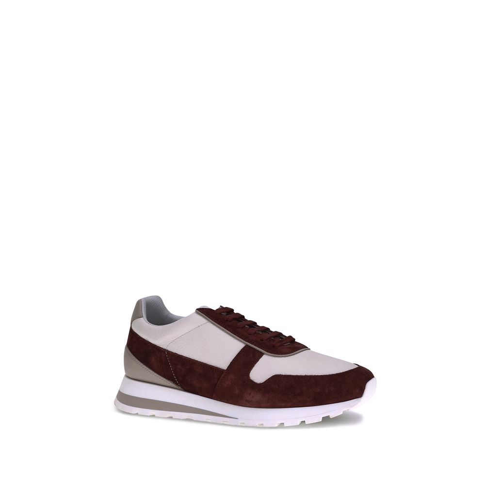 Multicolor Calf Leather Bos Taurus Platform Sneakers - ventzia