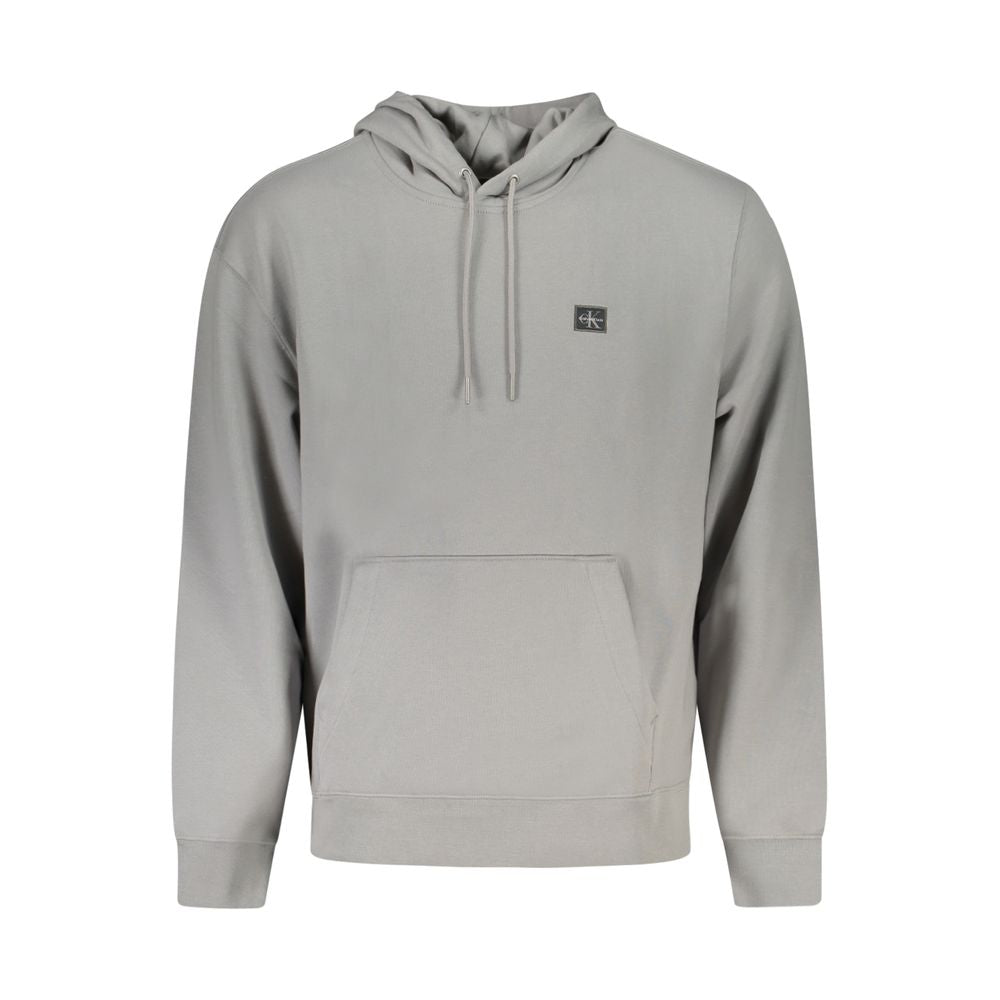 Grigio Cotton Male Sweatshirt - ventzia