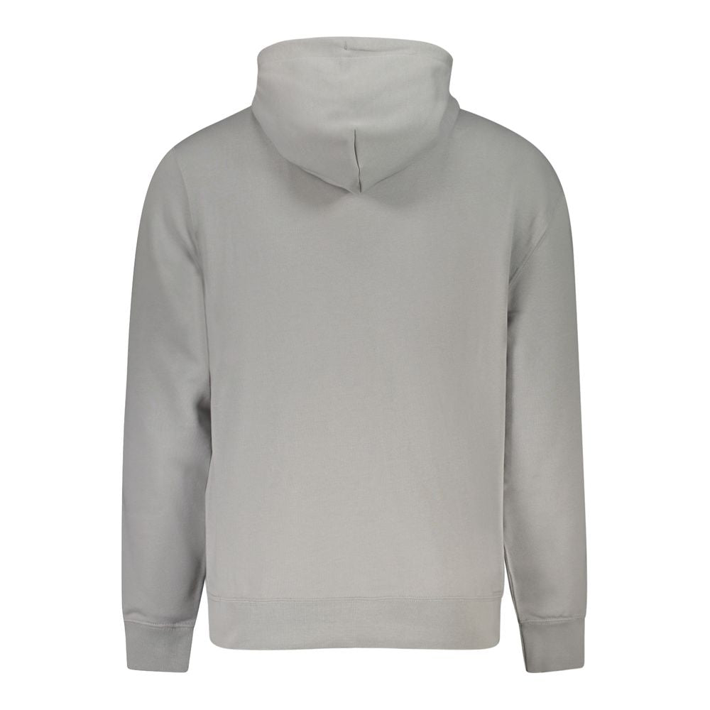 Grigio Cotton Male Sweatshirt - ventzia