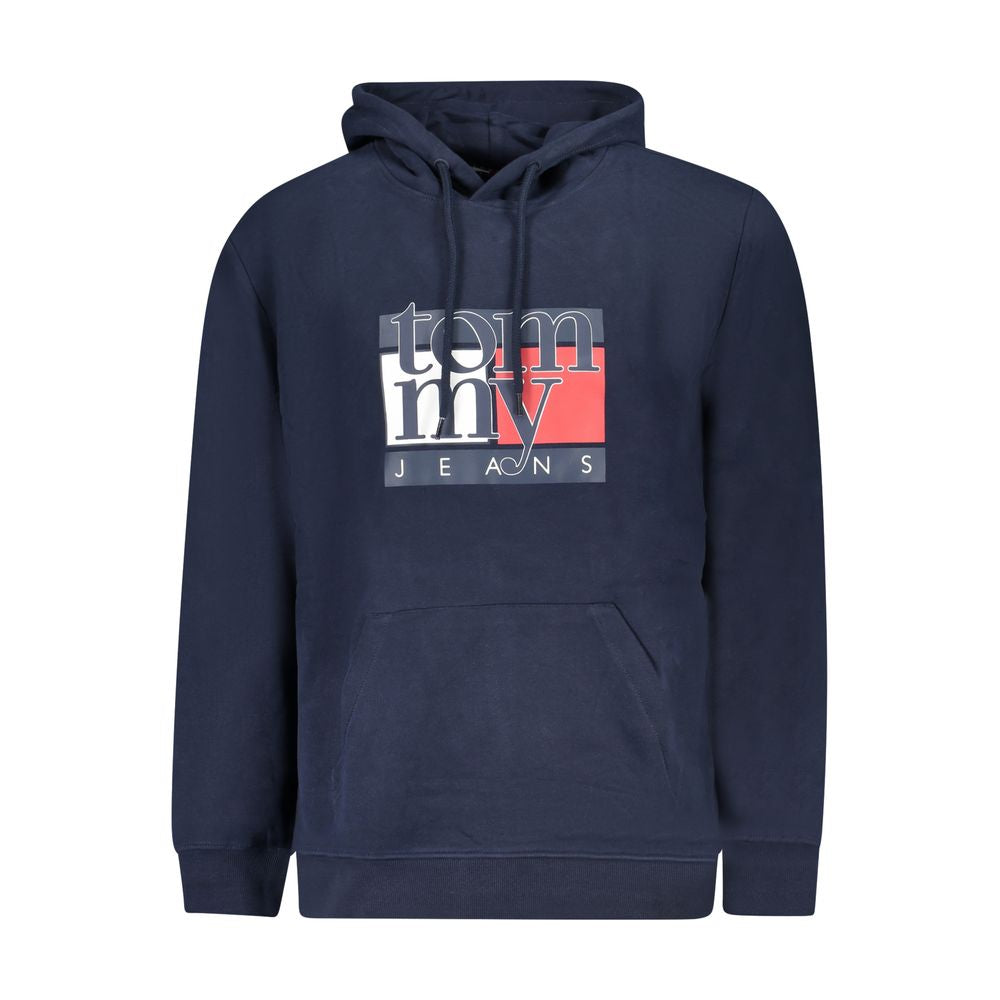 Blue Cotton Men's Hoodie - ventzia