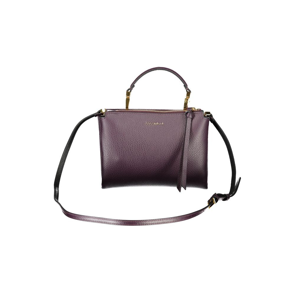 Purple Leather Handbag