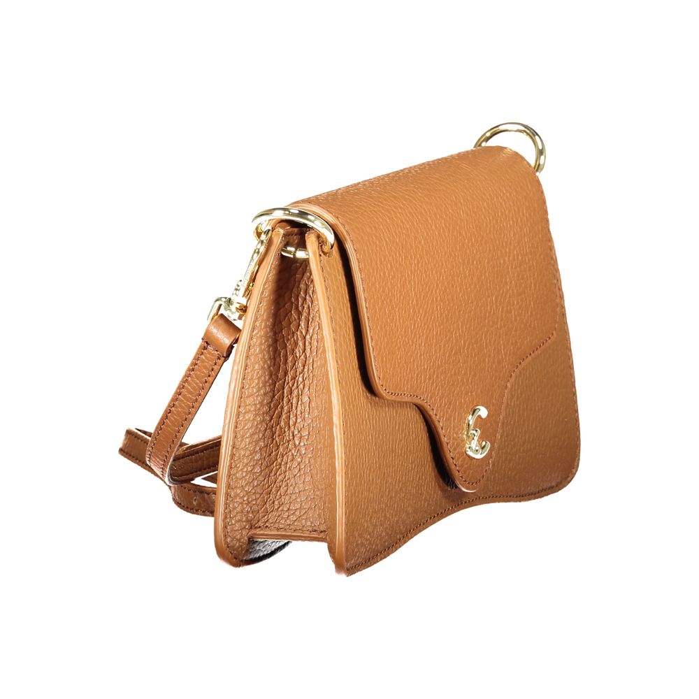 Brown Leather Women Handbag - ventzia