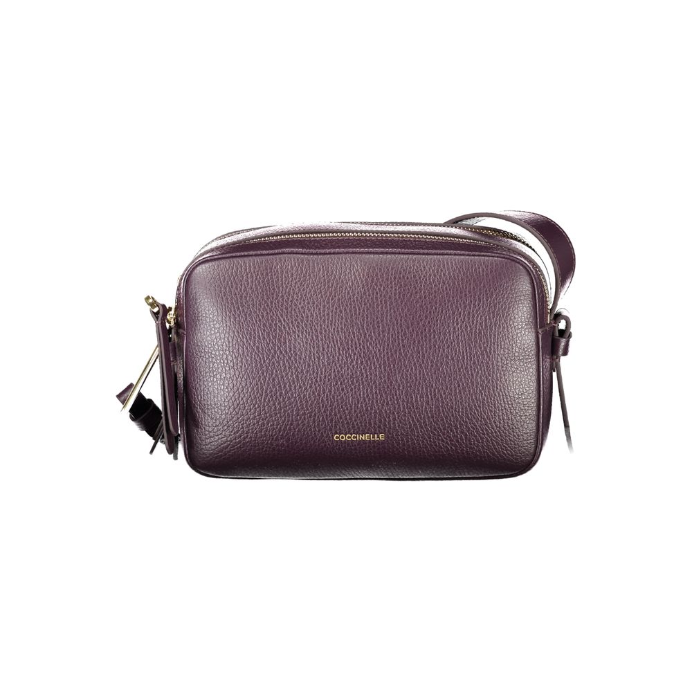 Purple Leather Handbag