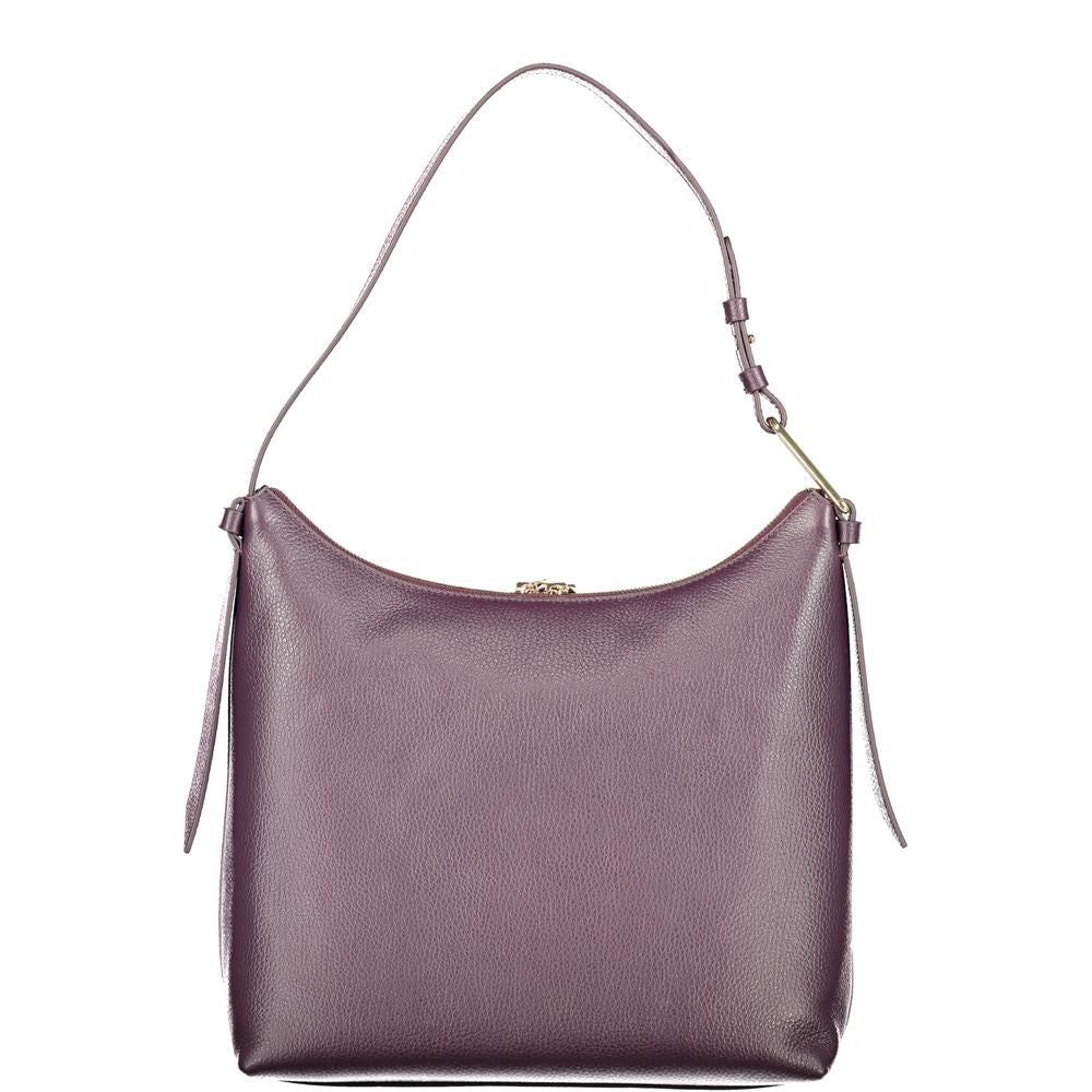 Purple Leather Handbag