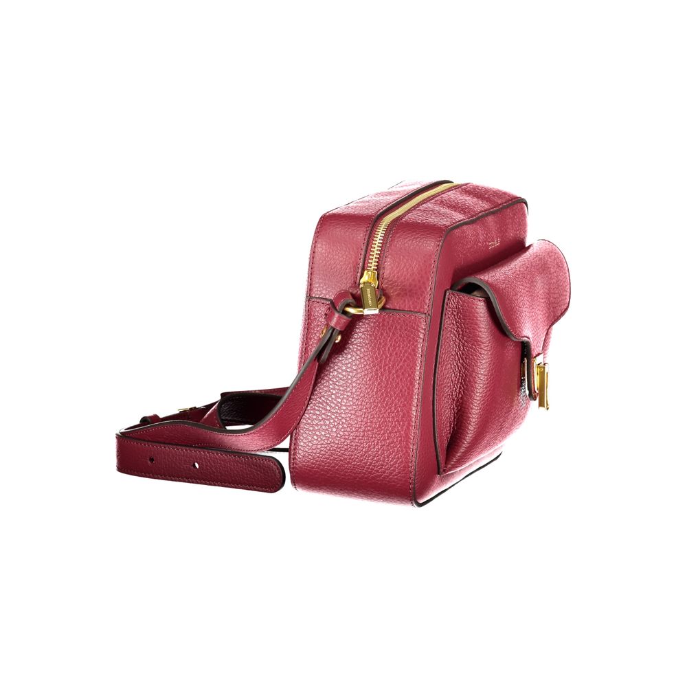 Purple Leather Handbag