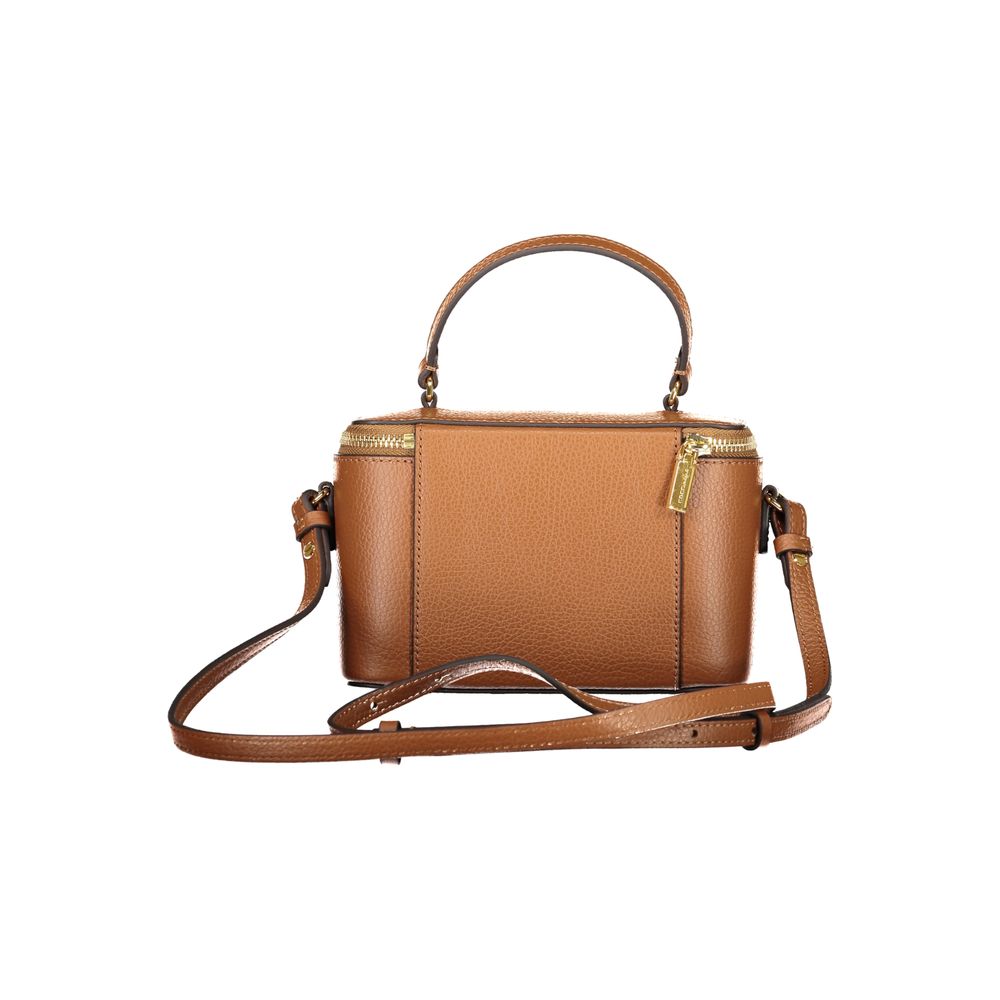Brown Leather Women Handbag - ventzia