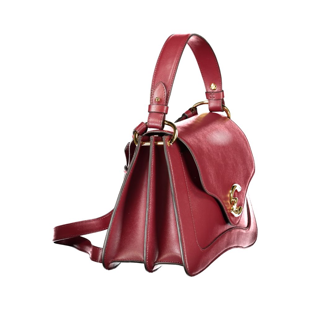 Purple Leather Women Handbag - ventzia