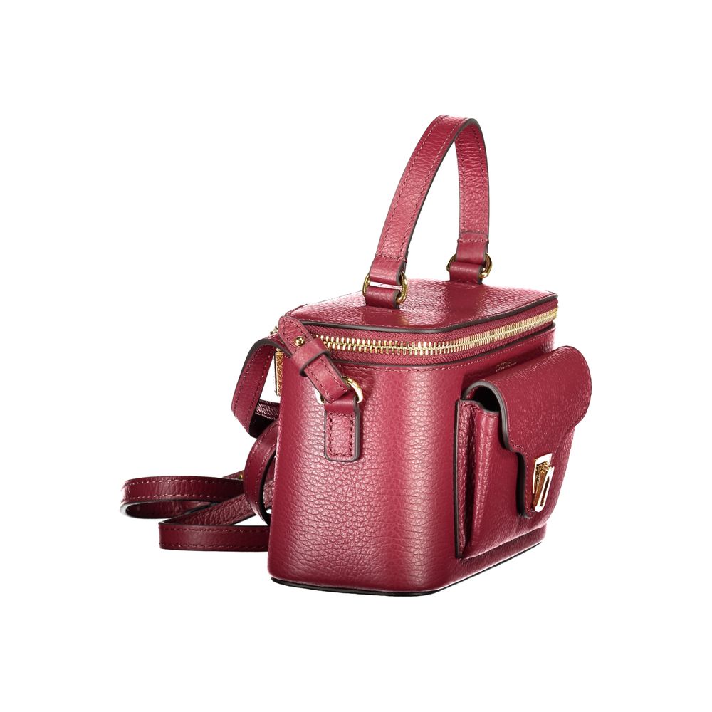 Purple Leather Women Handbag - ventzia