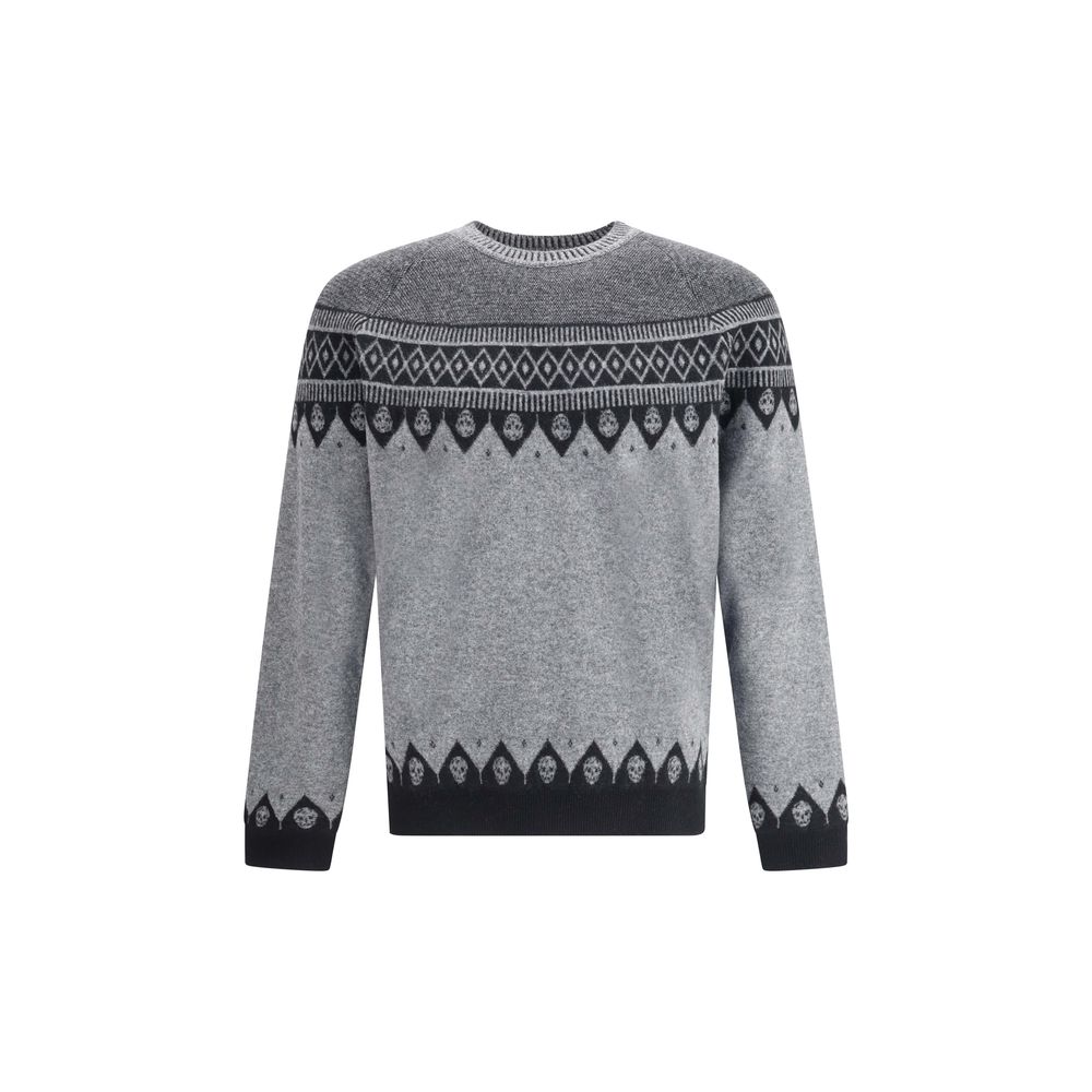 Gray Wool Sweatshirt - ventzia
