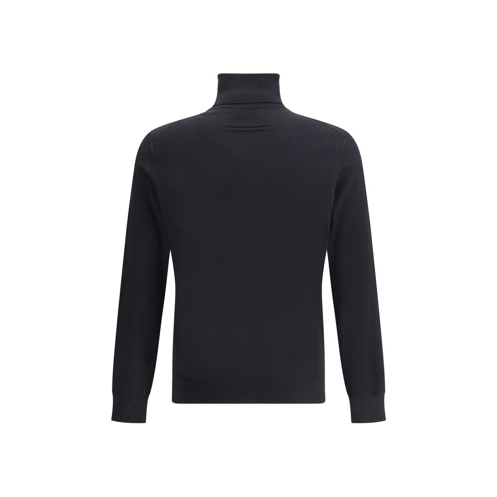 Black Cashmere Turtleneck - ventzia