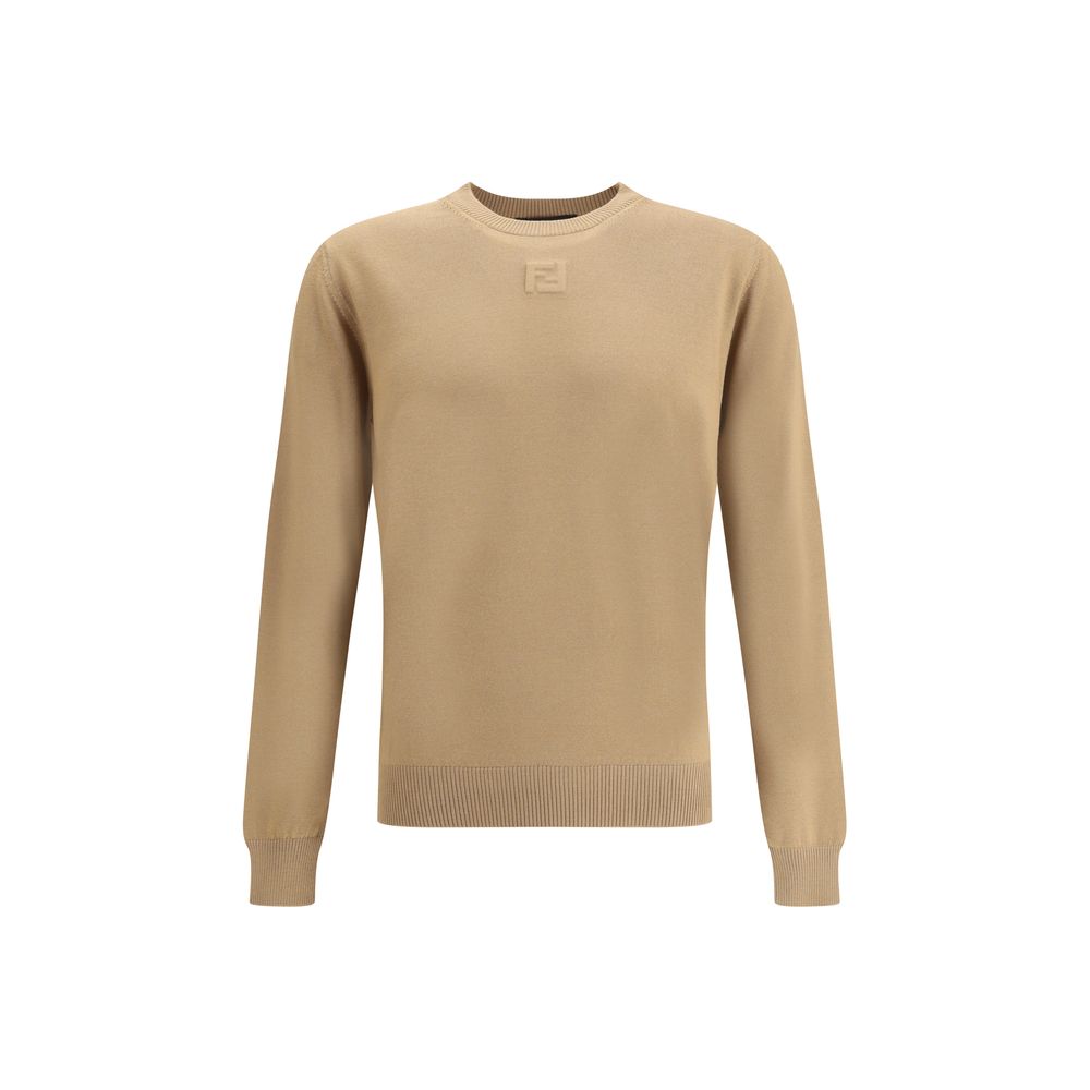 Beige Fleece Wool Sweatshirt - ventzia