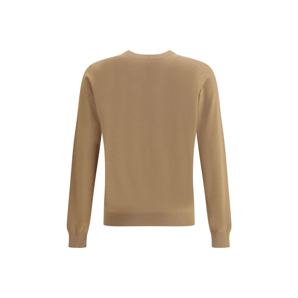 Beige Fleece Wool Sweatshirt - ventzia