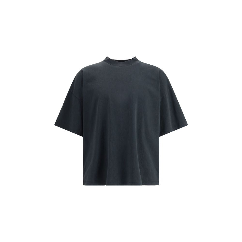 Black Cotton T-Shirt - ventzia