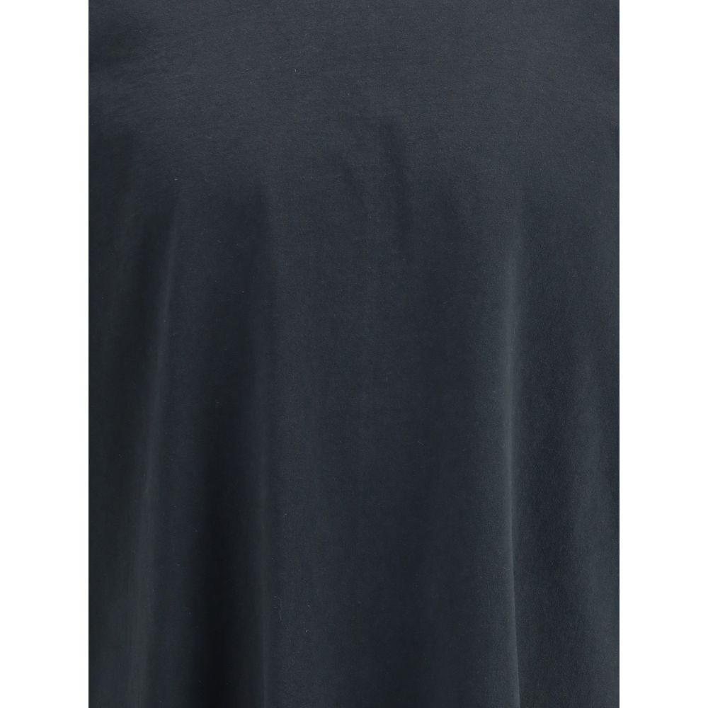 Black Cotton T-Shirt - ventzia