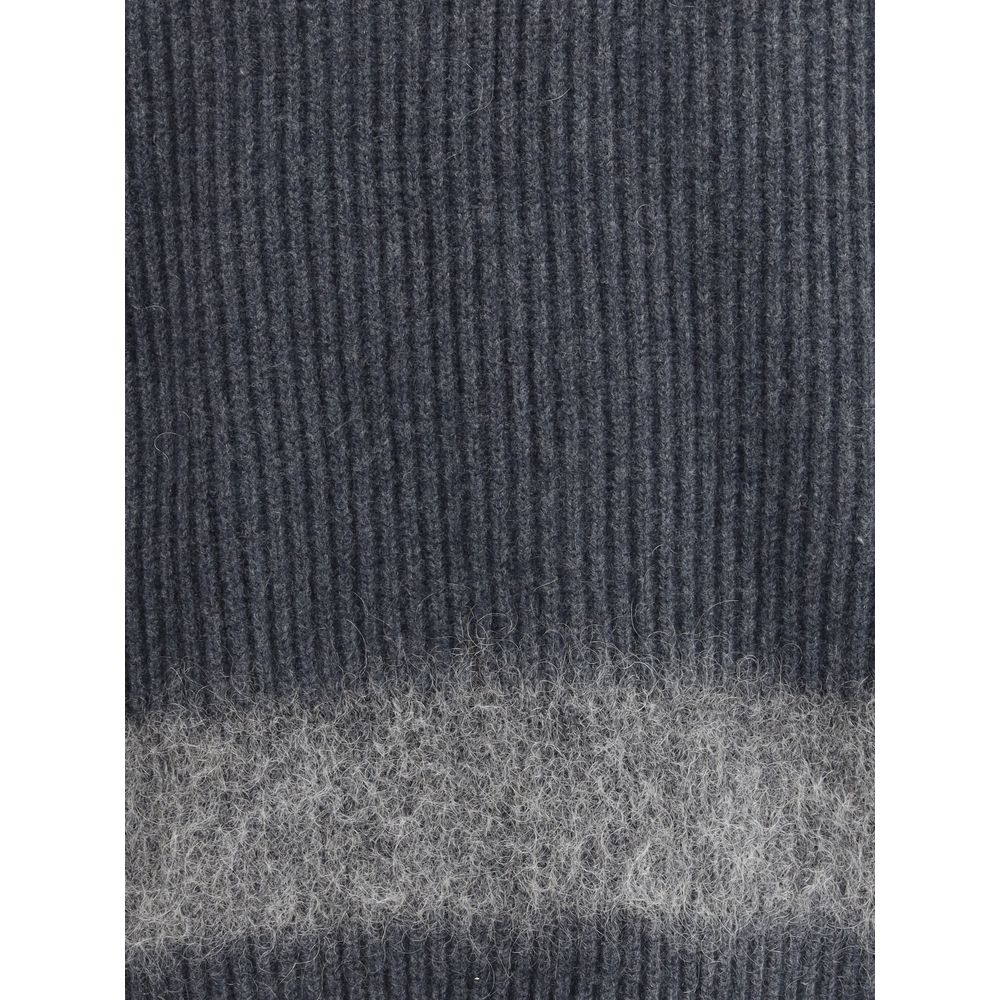 Gray Wool Sweatshirt - ventzia