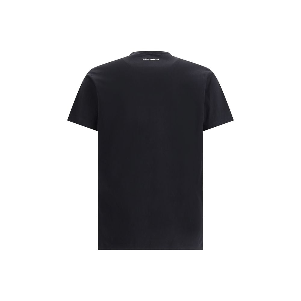 Black Cotton T-Shirt - ventzia