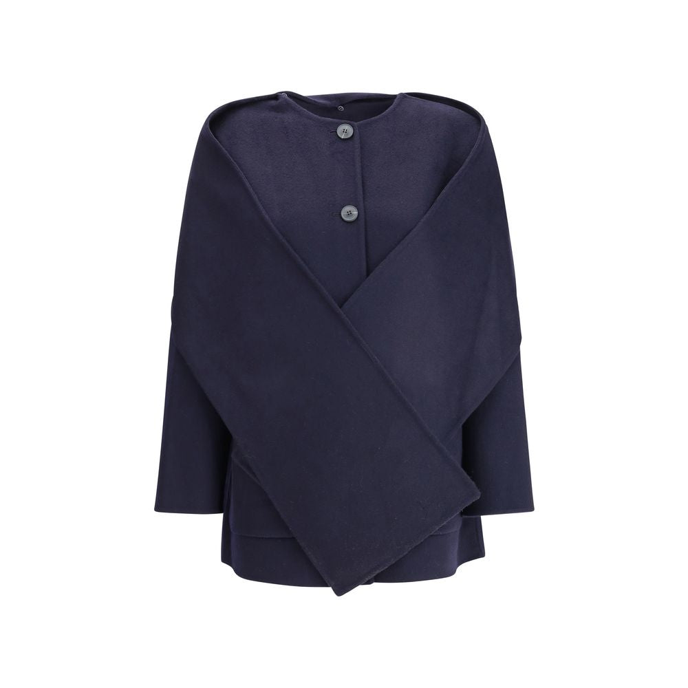 Blue Wool Coat - ventzia