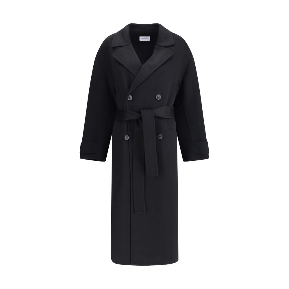 Black Wool Coat - ventzia