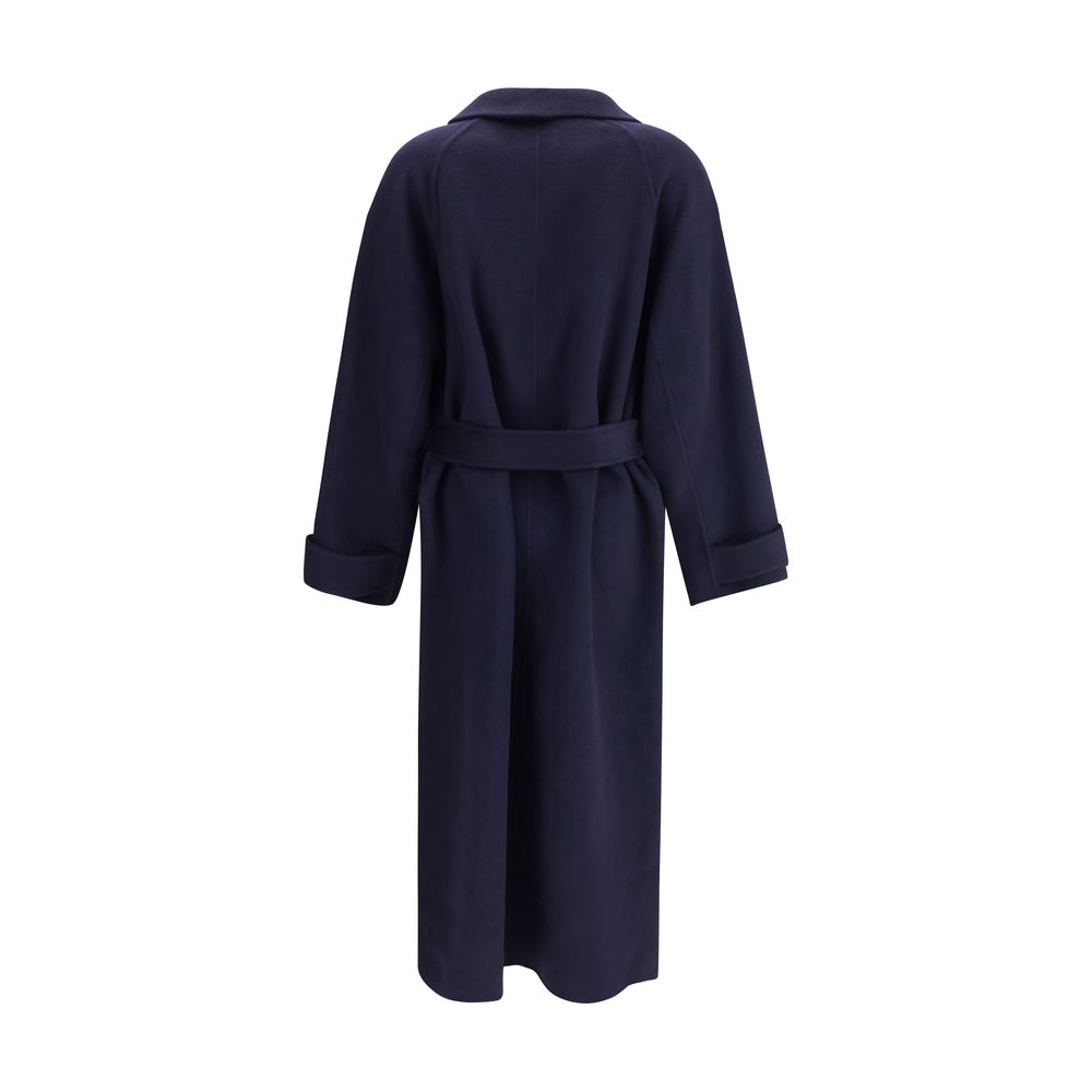 Blue Wool Coat - ventzia