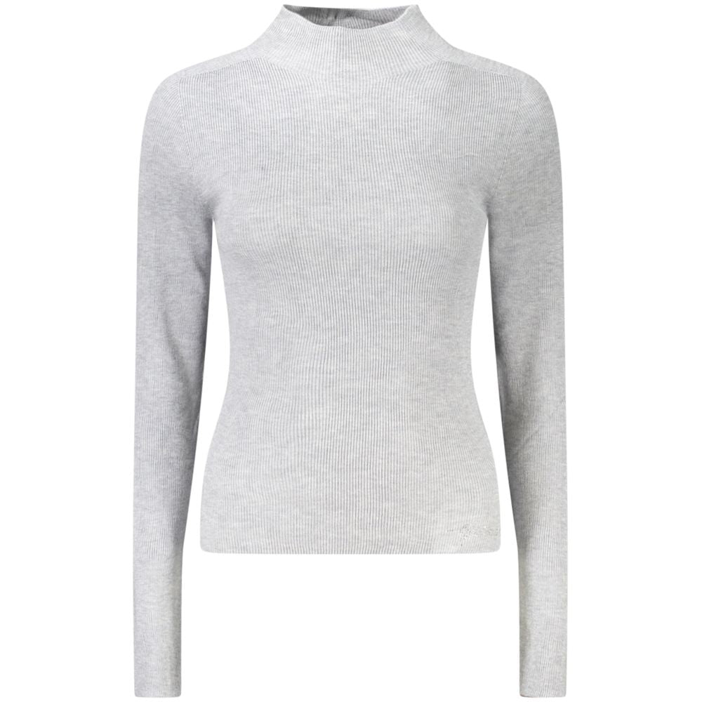 Grigio Acrylic Women Sweater - ventzia