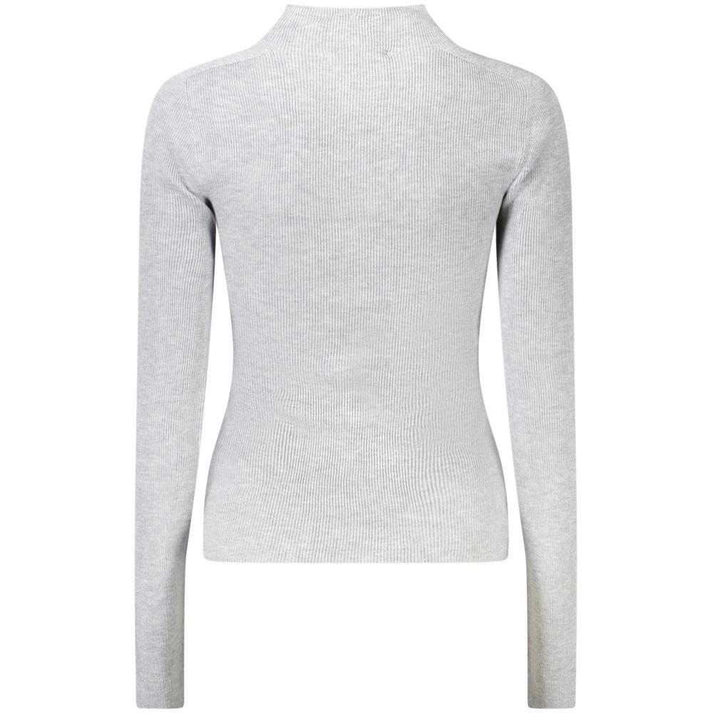 Grigio Acrylic Women Sweater - ventzia