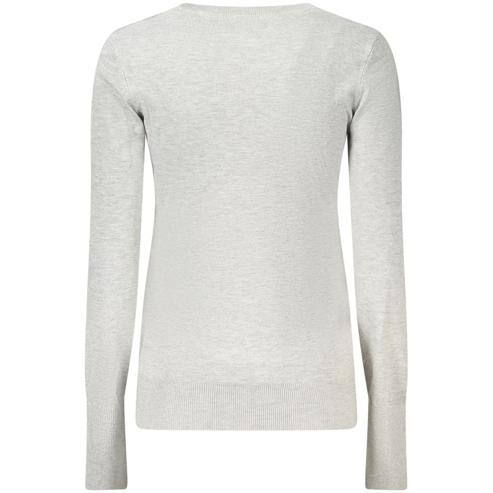 Grigio Viscosa Women Sweater - ventzia