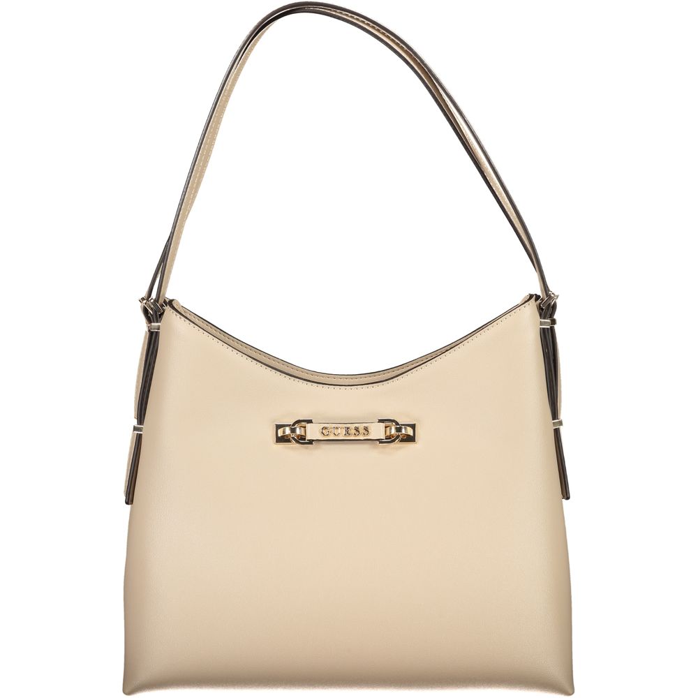 Beige Polyethylene Handbag