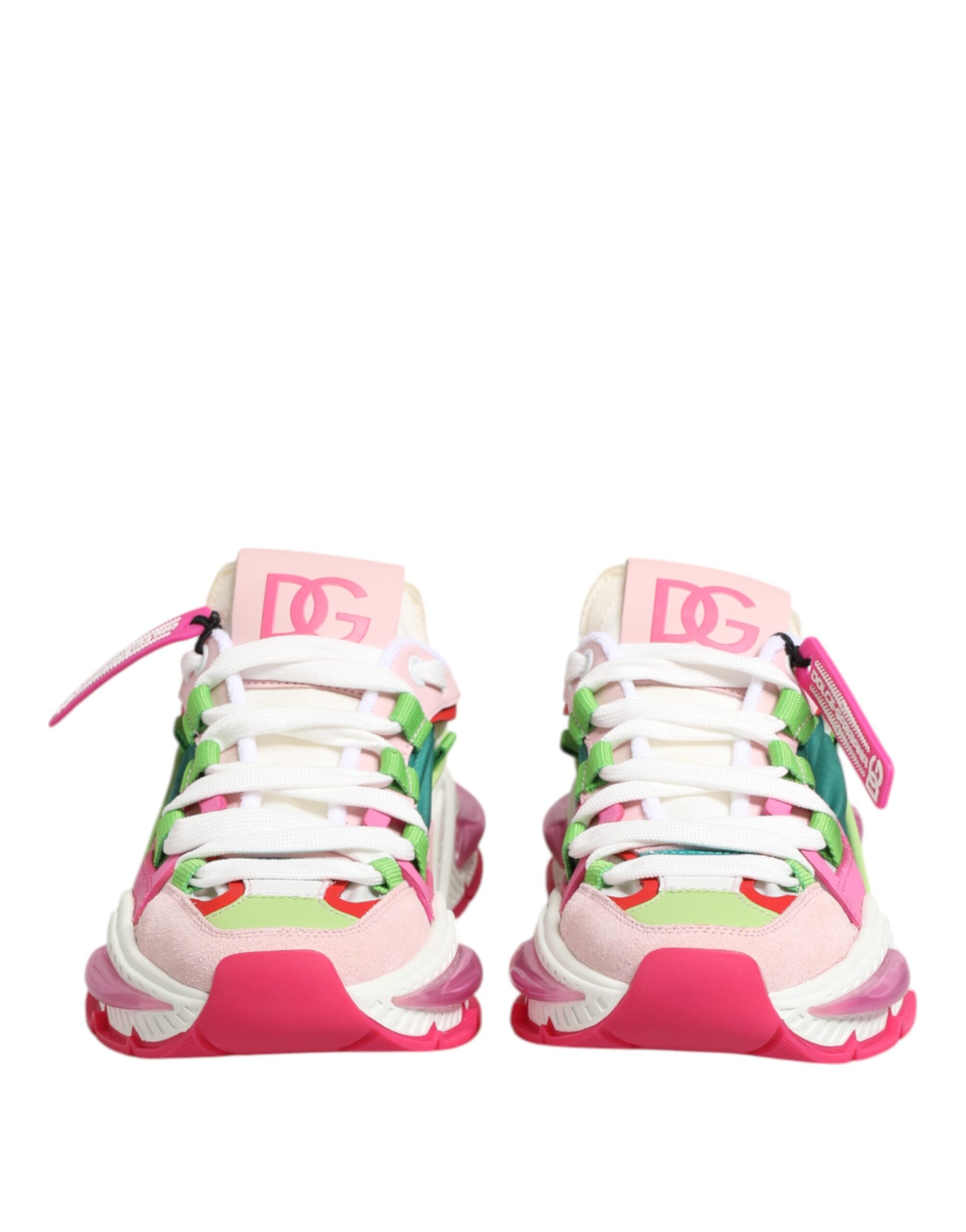 Multicolor Leather Airmaster Low Top Sneaker Shoes - ventzia