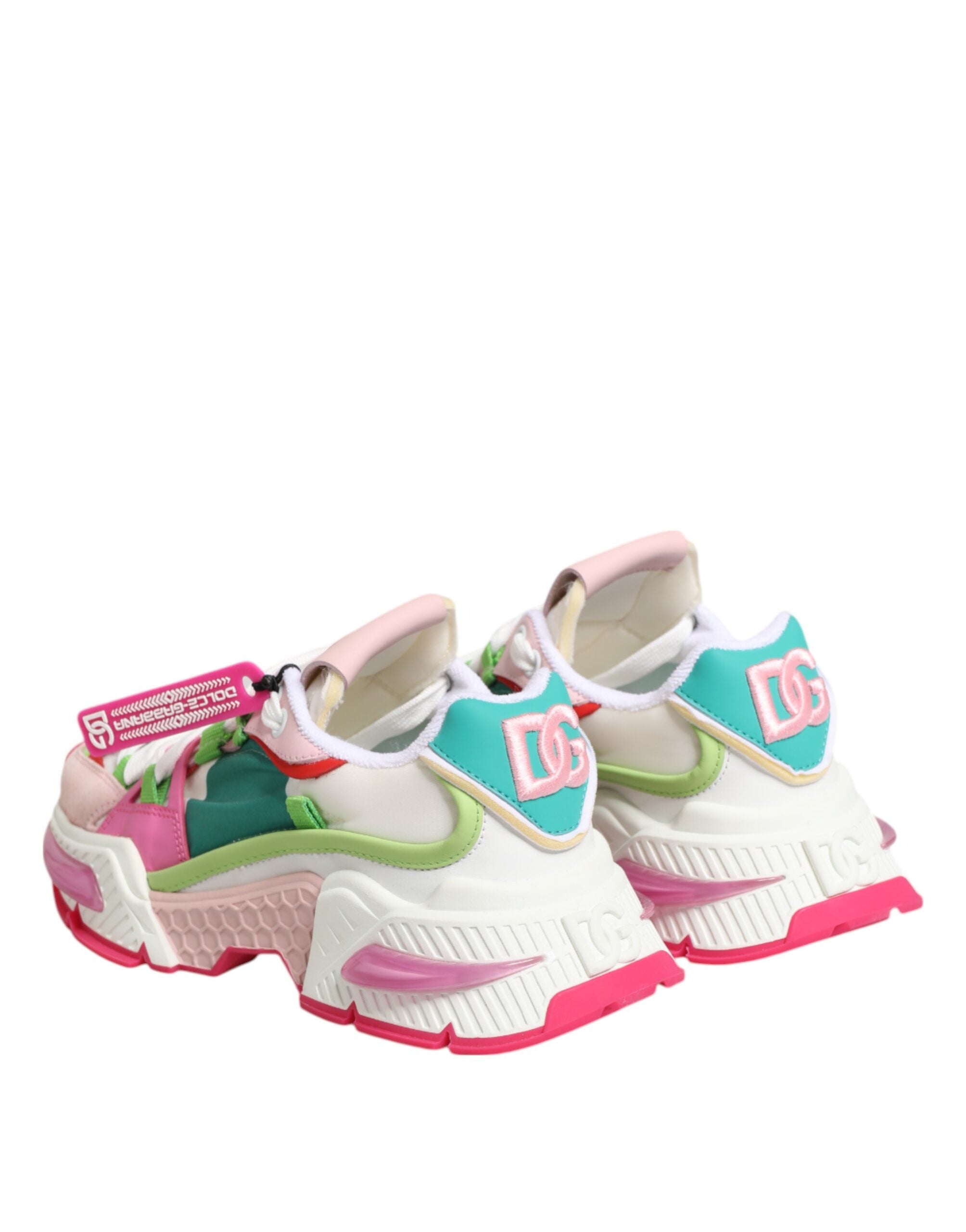 Multicolor Leather Airmaster Low Top Sneaker Shoes - ventzia