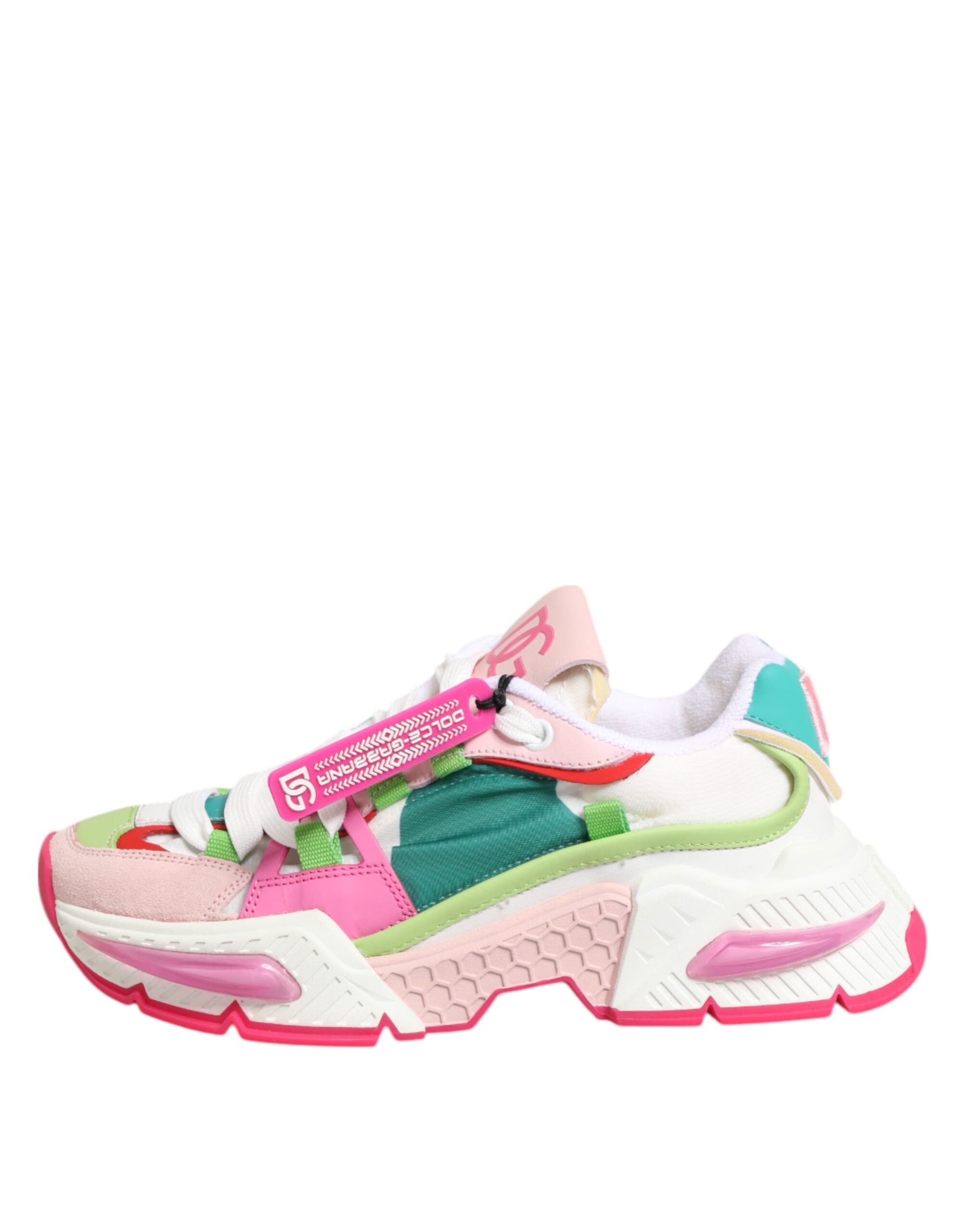 Multicolor Leather Airmaster Low Top Sneaker Shoes - ventzia
