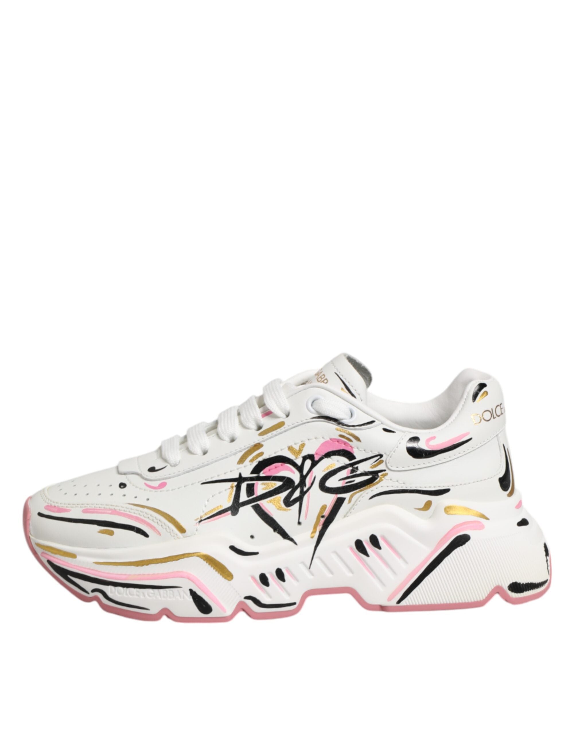 Multicolor Hand Painted DAYMASTER Sneaker Shoes - ventzia