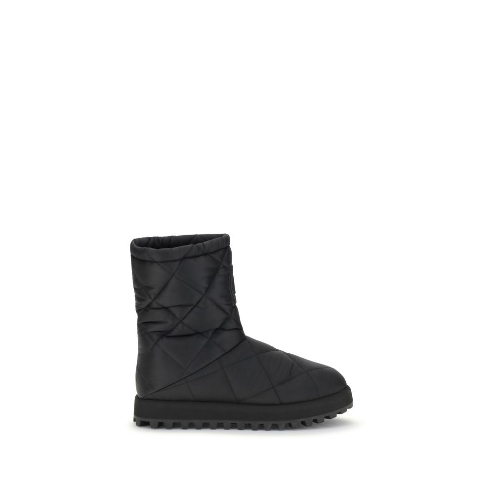 Black Polyamide Boots - ventzia