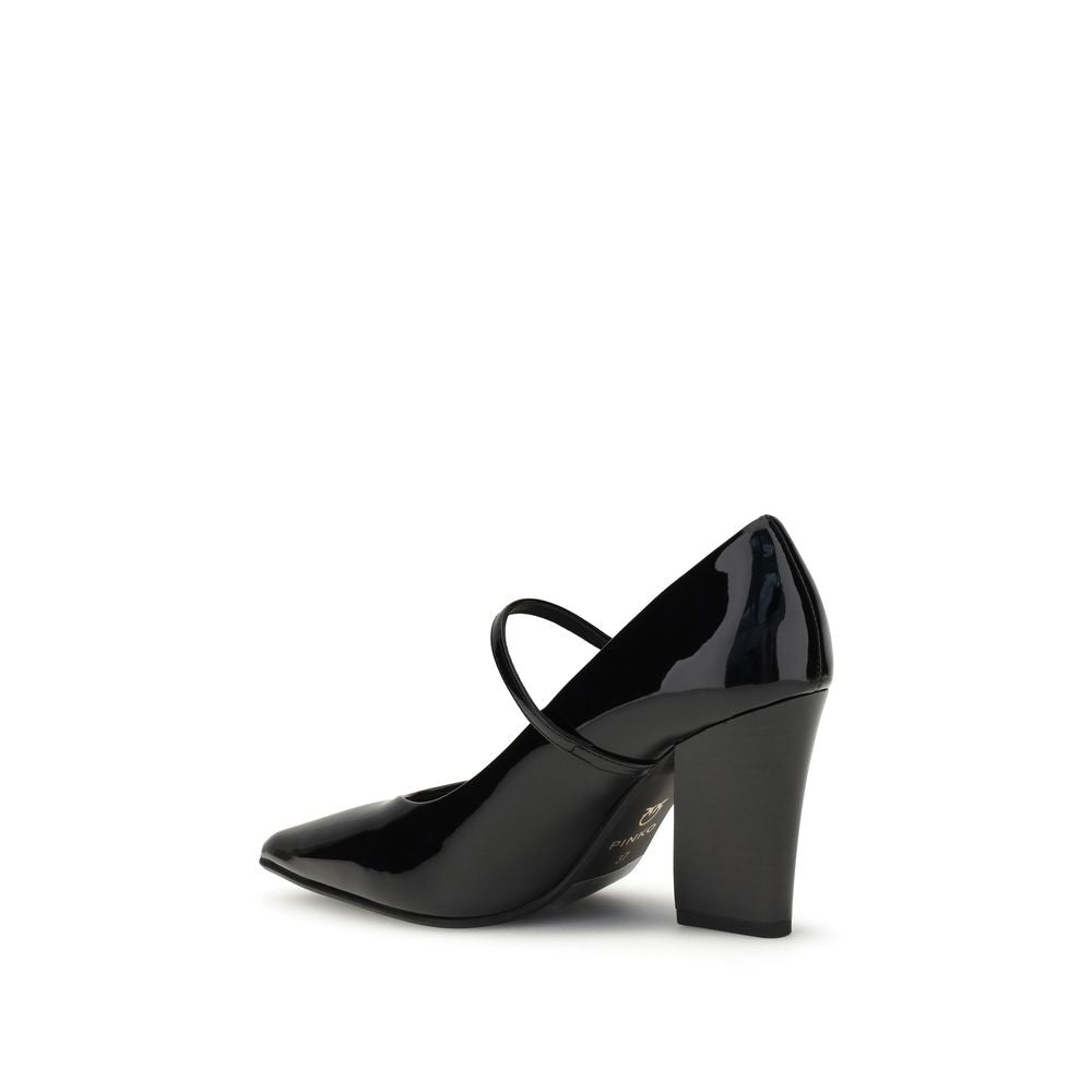 Black Calf Leather Bos Taurus High Heel Pumps - ventzia