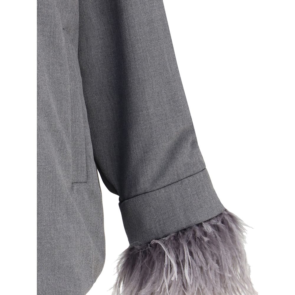 Gray Fleece Wool Clothing - ventzia