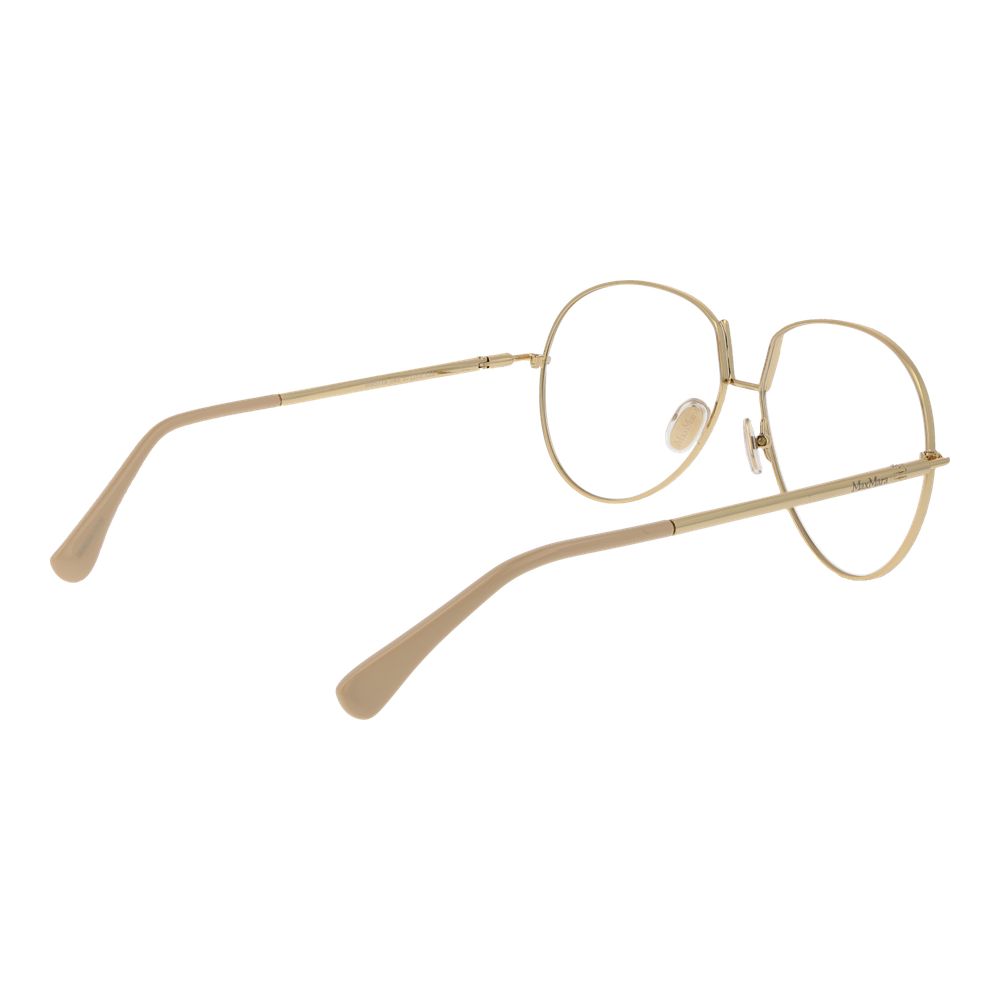 Beige Metal Glasses (Frames) - ventzia
