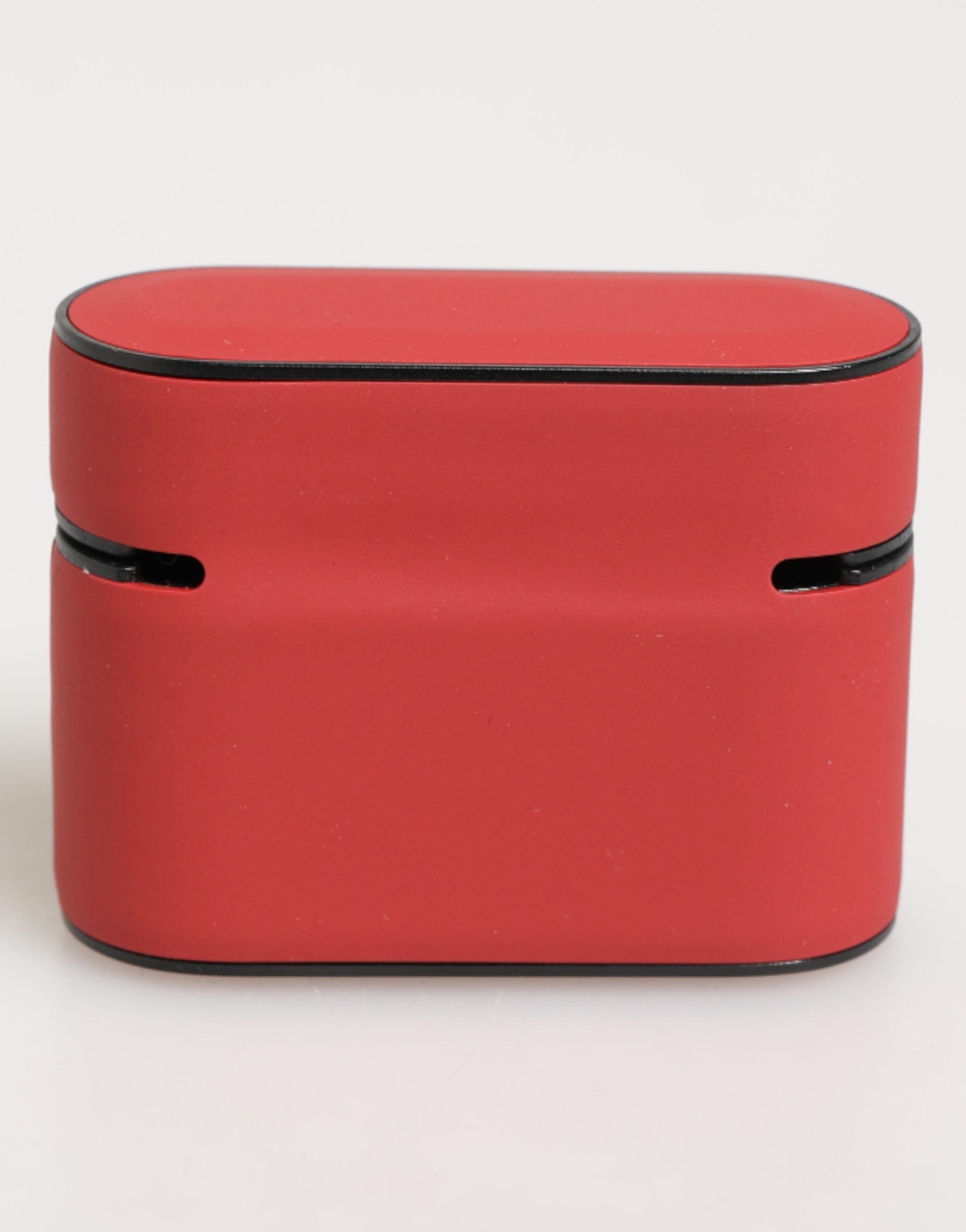 Red White Silicone Embossed Logo Accessory Airpods Case - ventzia
